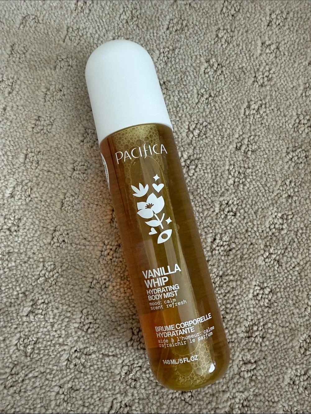 Pacifica Vanilla Whip Hydrating Body Mist 5 oz New